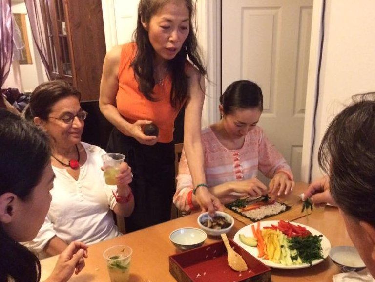 Hands-On Rolled Sushi Making Class and Sake Tasting
