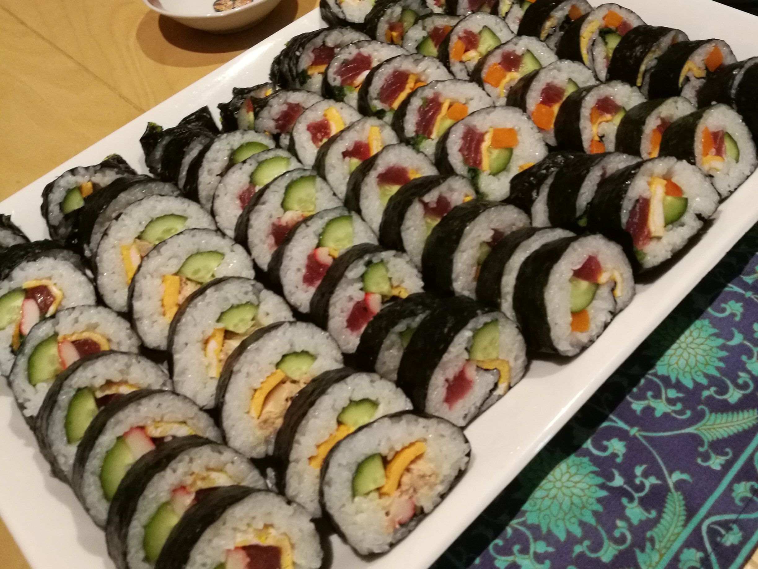 Akiko's Kitchen: Makizushi Rolls (Sushi Rolls) Making Class - Book ...