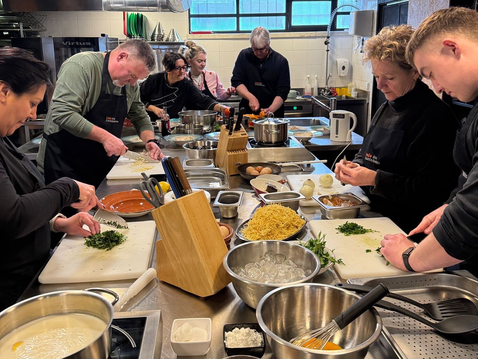 Market Tour and Portuguese Culinary Class Experience