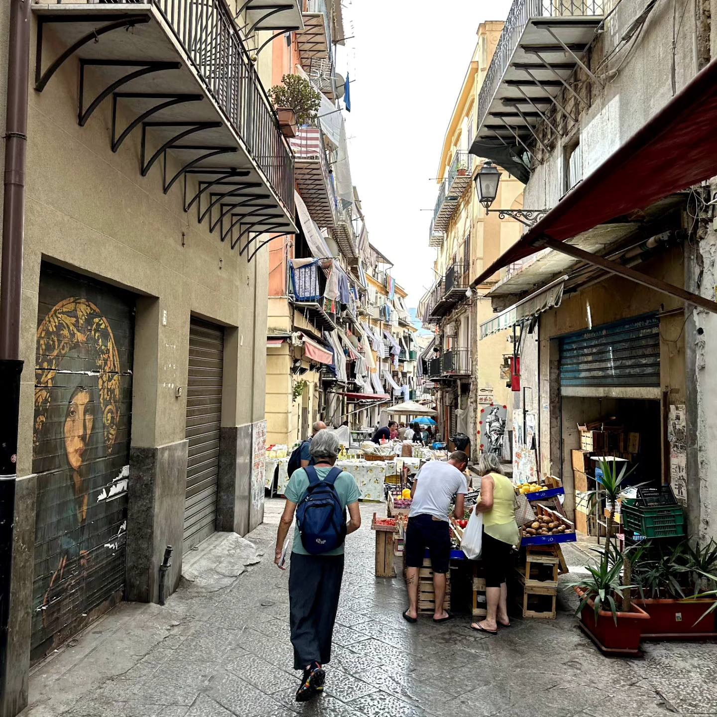 Market Tour Exploration with Sicilian Culinary Class in Palermo