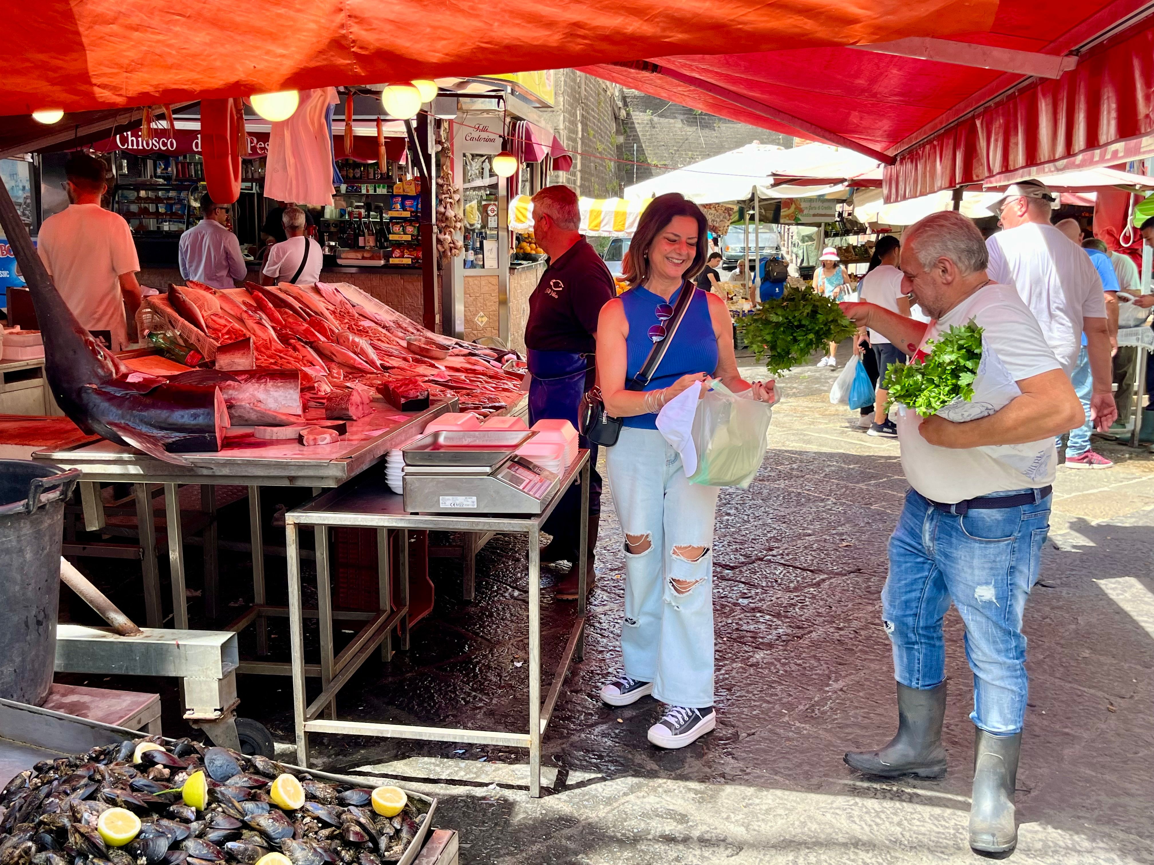 Join a Local for a Market Tour & Home Cooking Class in Catania