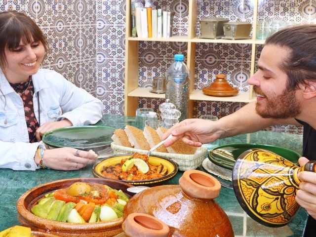 Half-Day Cooking Experience on Moroccan Dishes with Market Tour