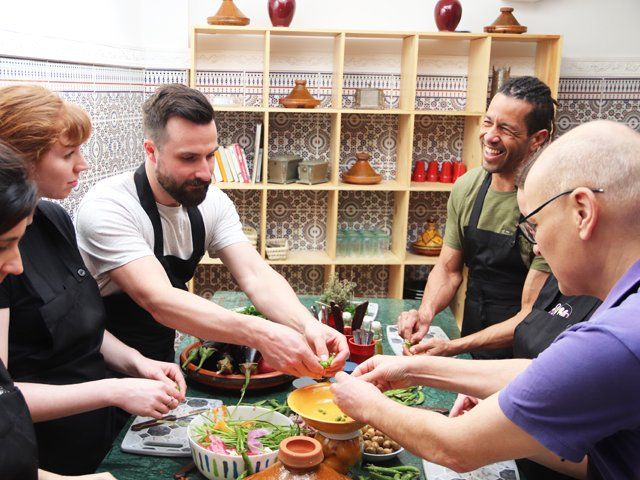 Half-Day Cooking Experience on Moroccan Dishes with Market Tour