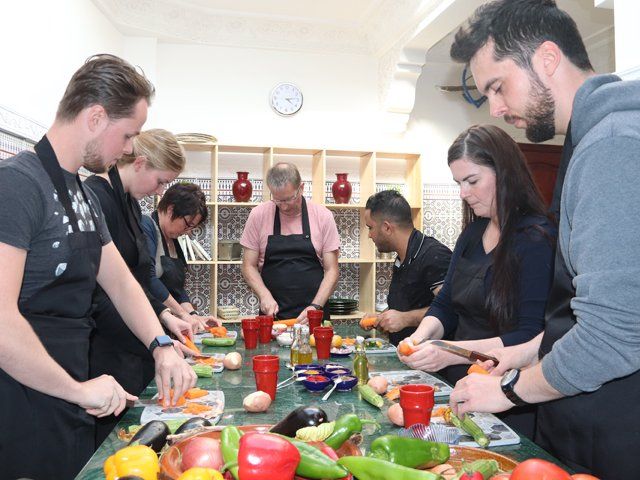 Half-Day Cooking Experience on Moroccan Dishes with Market Tour