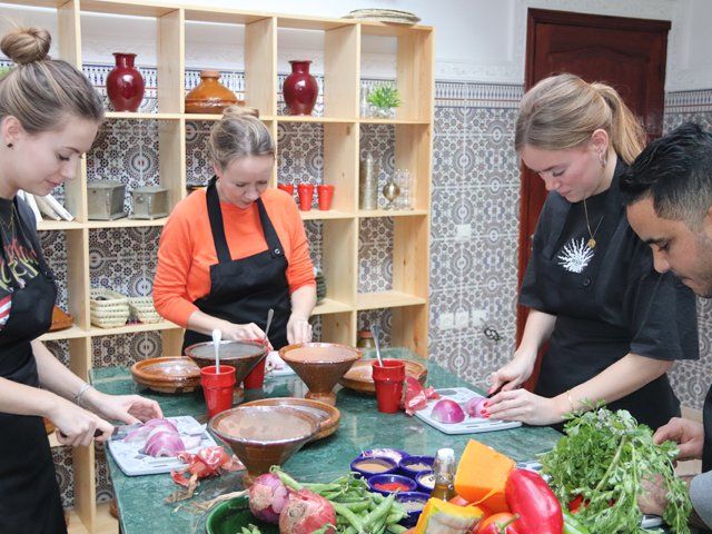 Half-Day Cooking Experience on Moroccan Dishes with Market Tour