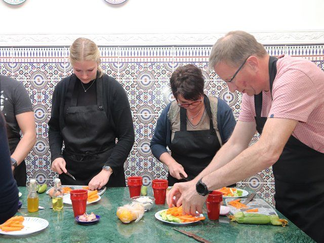 Half-Day Cooking Experience on Moroccan Dishes with Market Tour