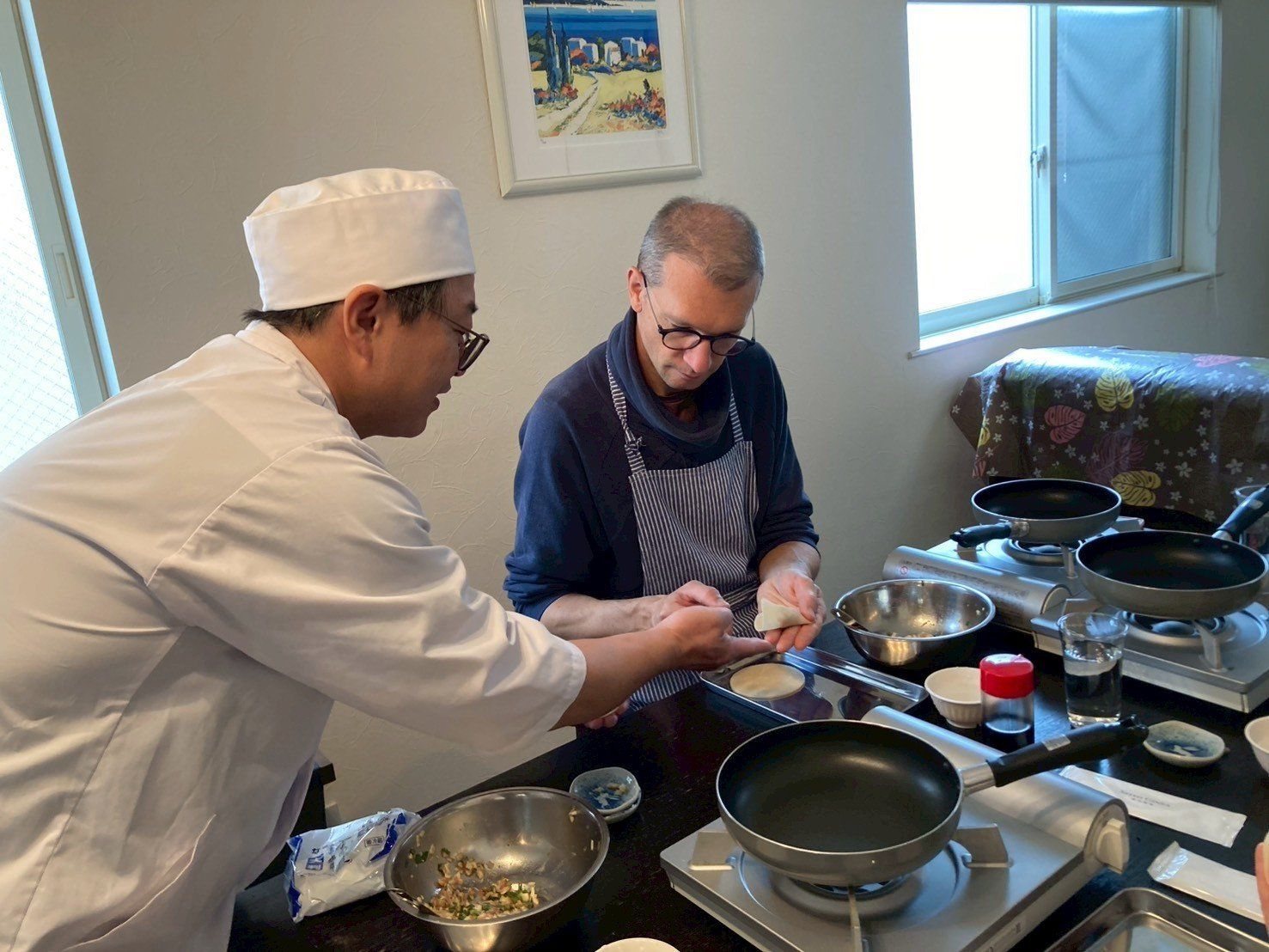 Ramen & Gyoza Cooking Experience in a Home with a Chef + Matcha (Vegetarian Option Available)