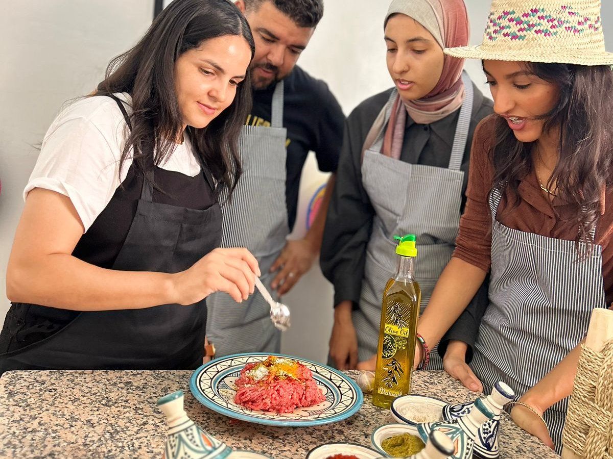 Immersive Moroccan Cooking Experience in the Heart of the Medina