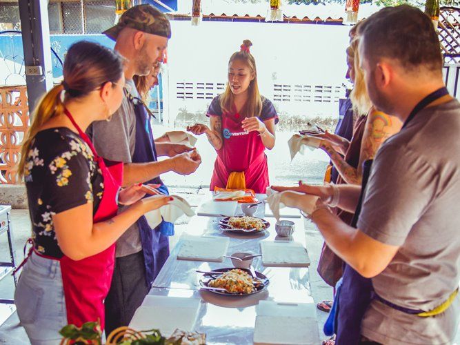 Traditional Thai Cooking Class at Home Cooking Studio