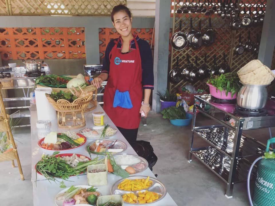Traditional Thai Cooking Class at Home Cooking Studio