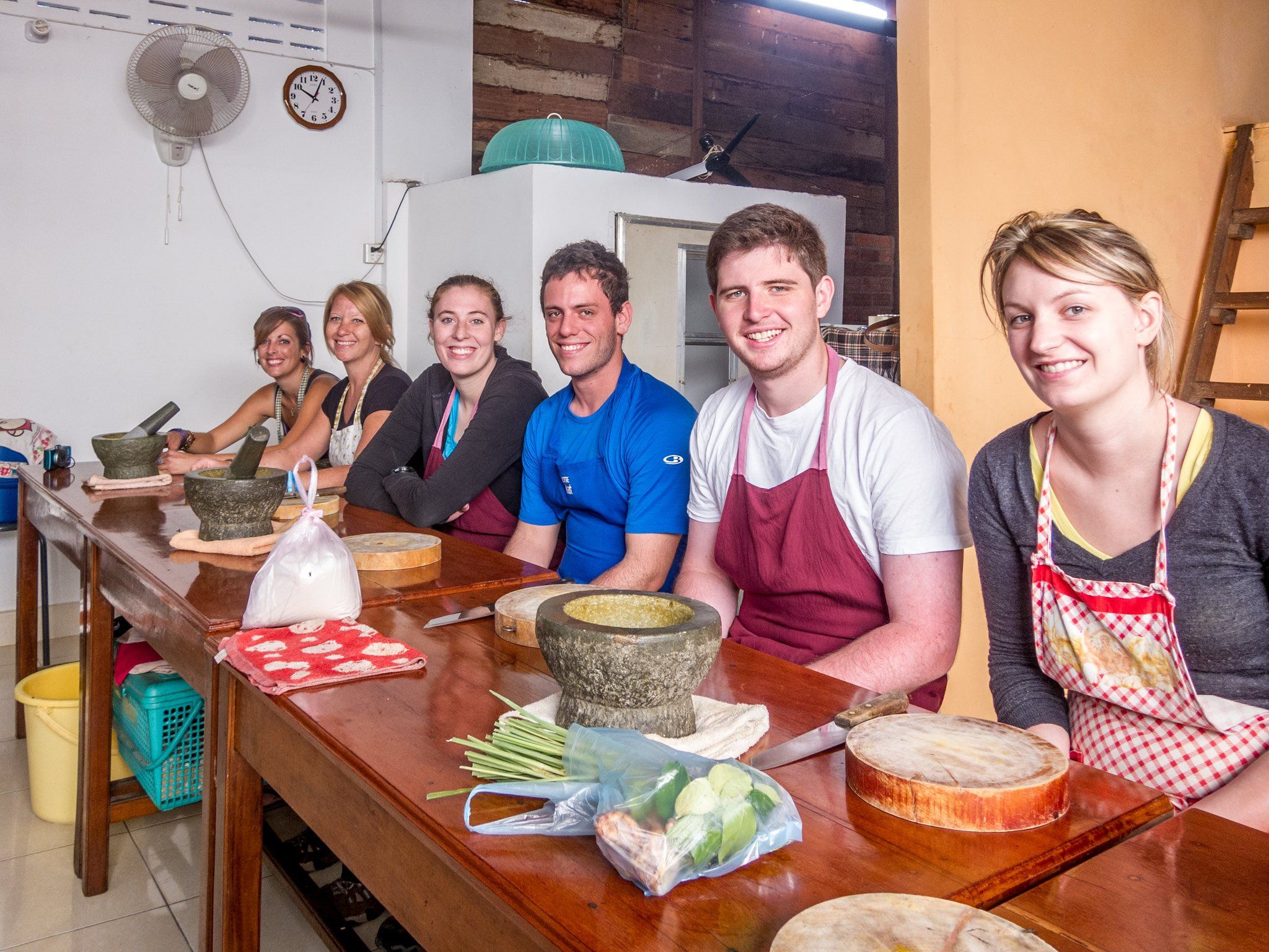 A Morning Market Tour with Culinary Experience in a Local Village