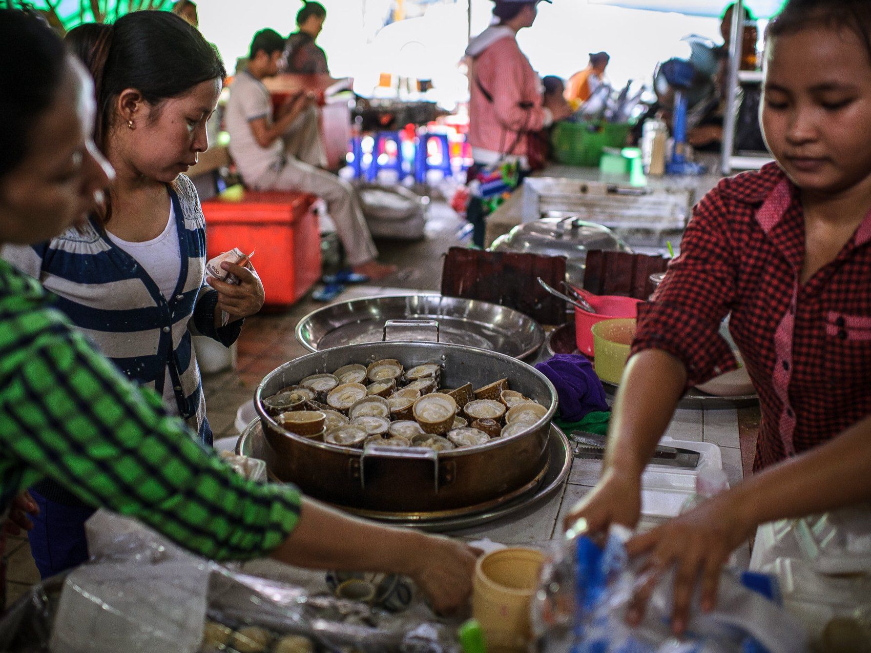 A Morning Market Tour with Culinary Experience in a Local Village