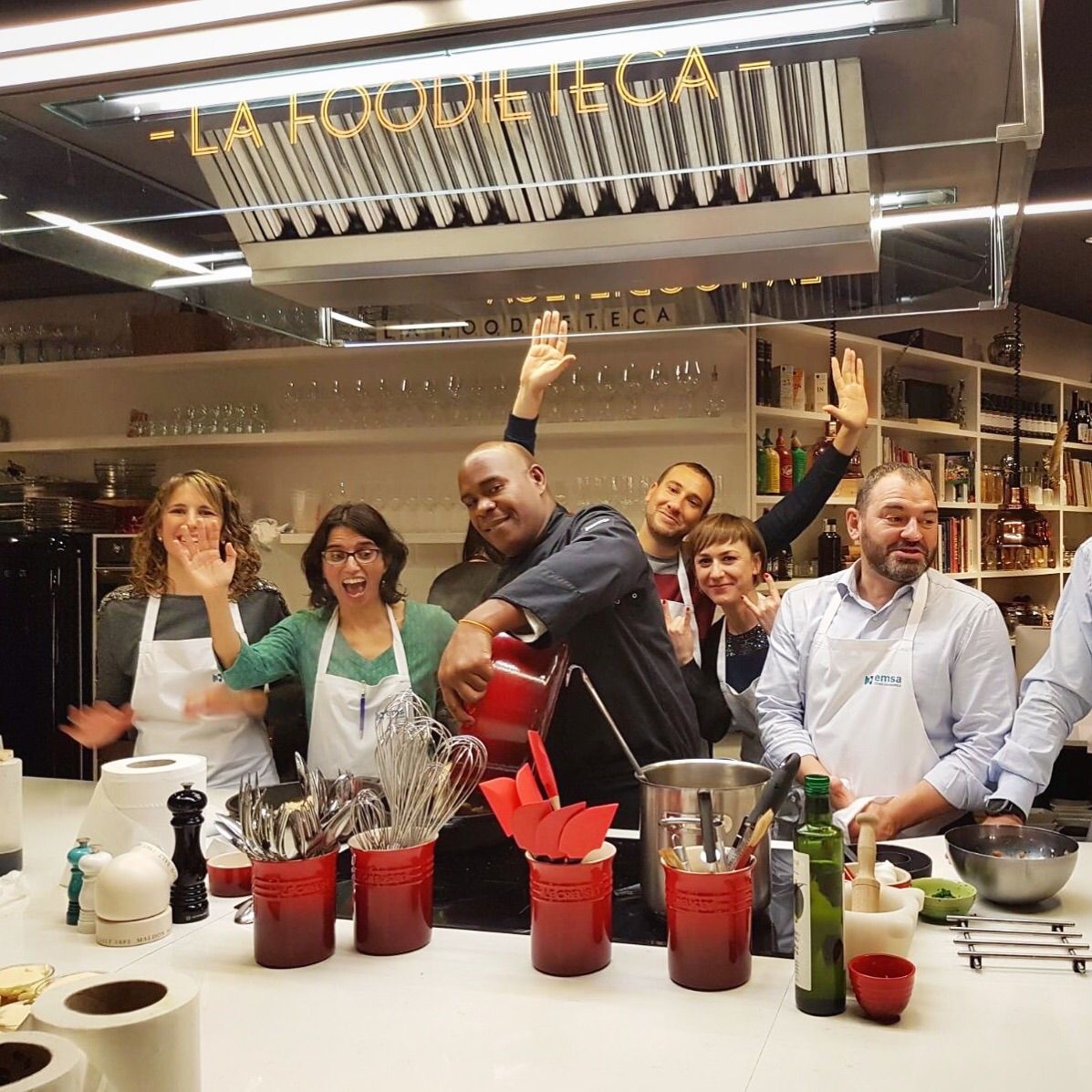 Premium Spanish Cooking Class in Designer Loft: Paella & Tapas