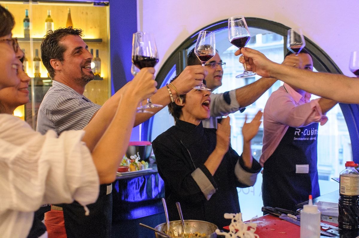 Premium Spanish Cooking Class in Designer Loft: Paella & Tapas