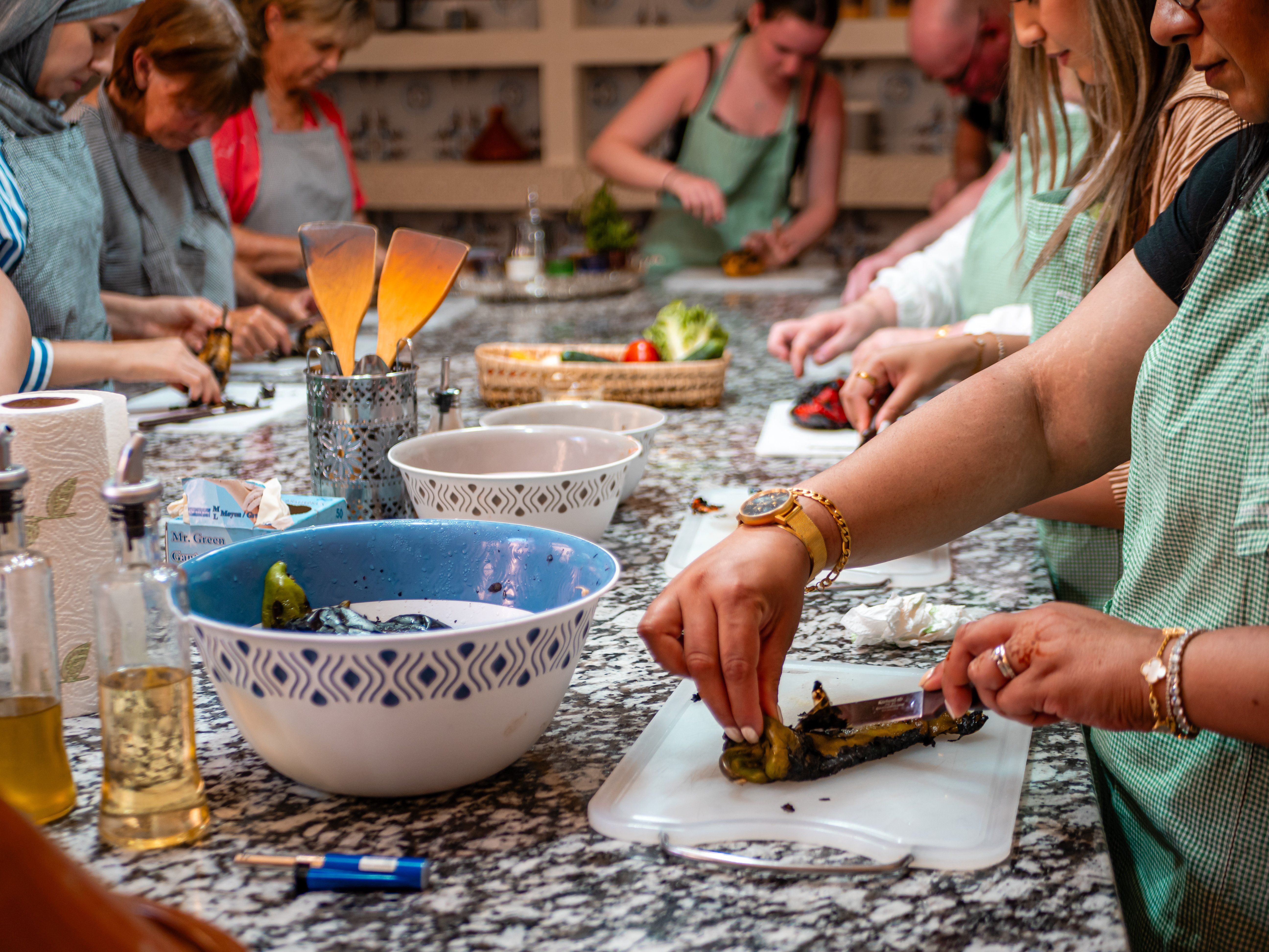 Moroccan Cooking Class at a Cozy Kitchen in Medina