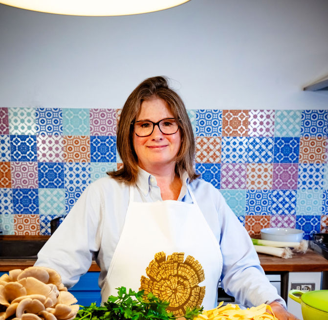 Hands-On Mushroom Cooking at a Monferrato Farmhouse with Alpine Views