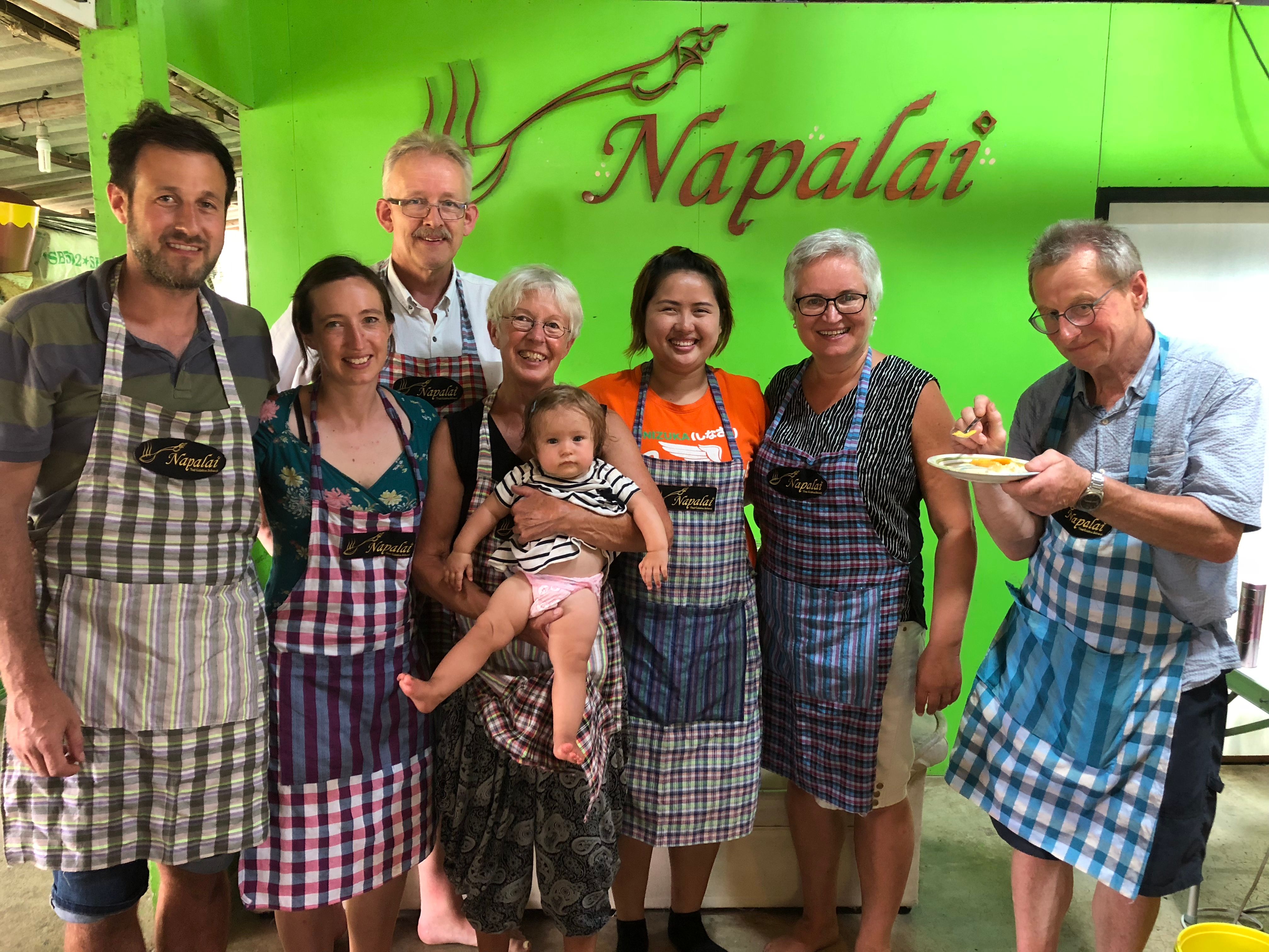 Daily Morning Class with Napalai Thai cuisine