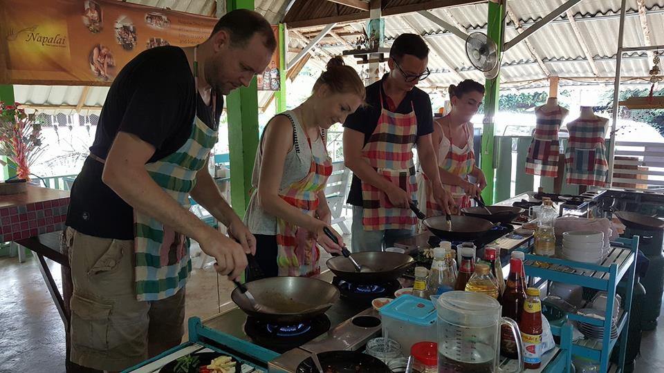Daily Morning Class with Napalai Thai cuisine