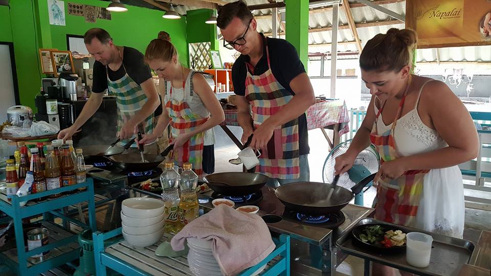 Daily Morning Class with Napalai Thai cuisine