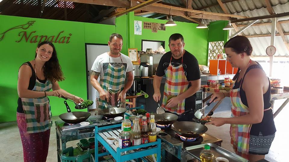 Short afternoon class at Napalai Thai Cuisine