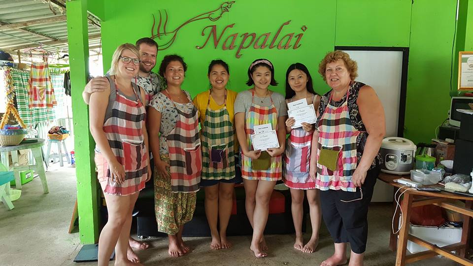 Short afternoon class at Napalai Thai Cuisine
