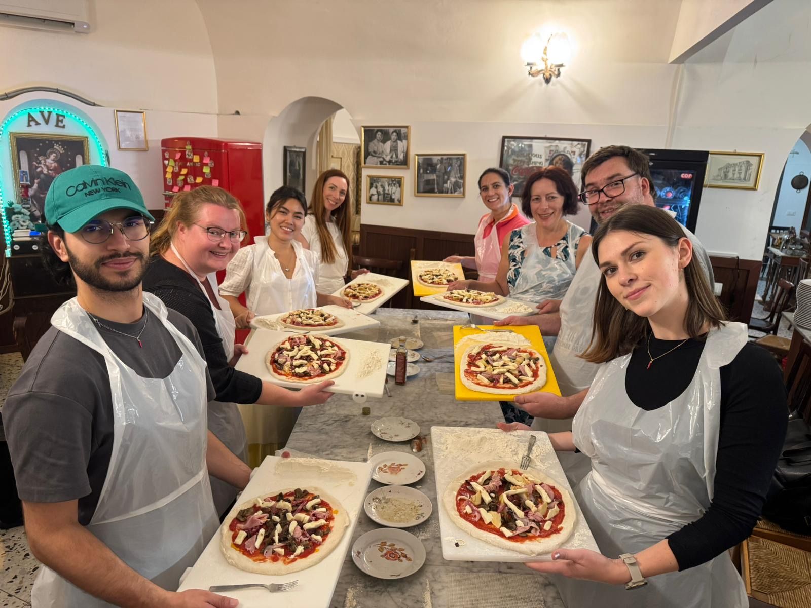 Naples: Pizza Making and Tiramisù with Free Flowing Wine