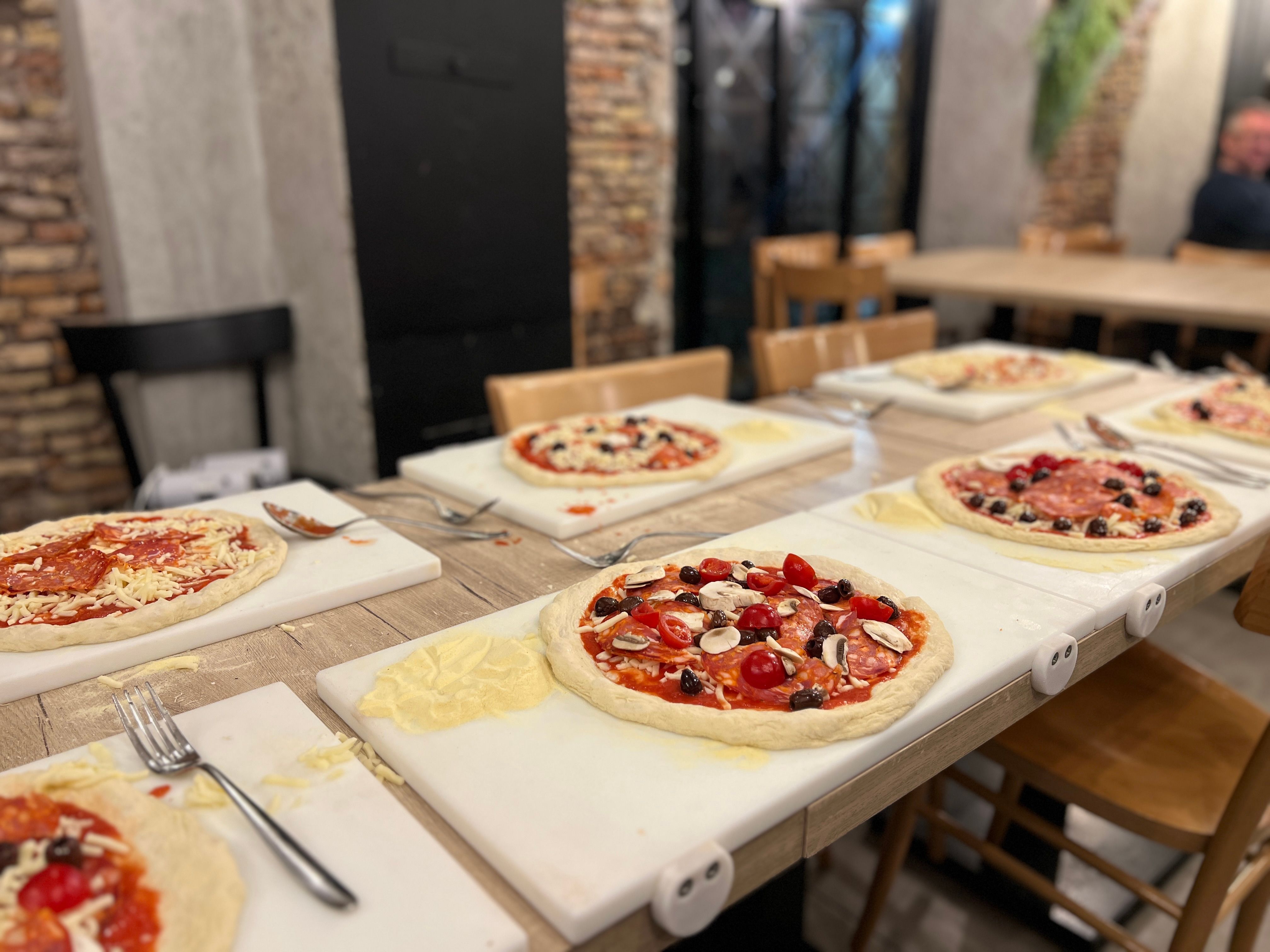 Naples: Pizza Making and Tiramisù with Free Flowing Wine