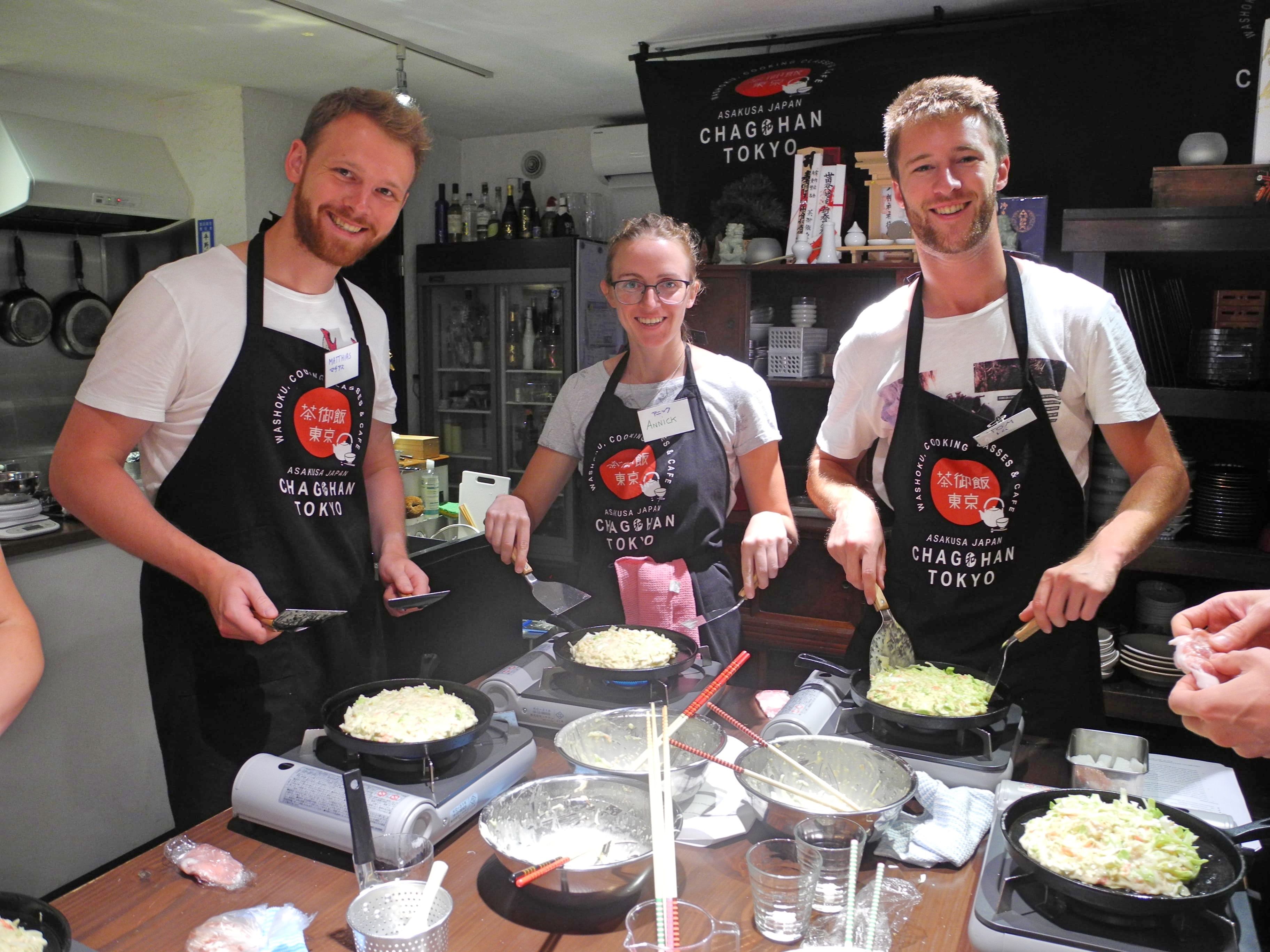 Okonomiyaki Kochkurs + 2 Beilagen
