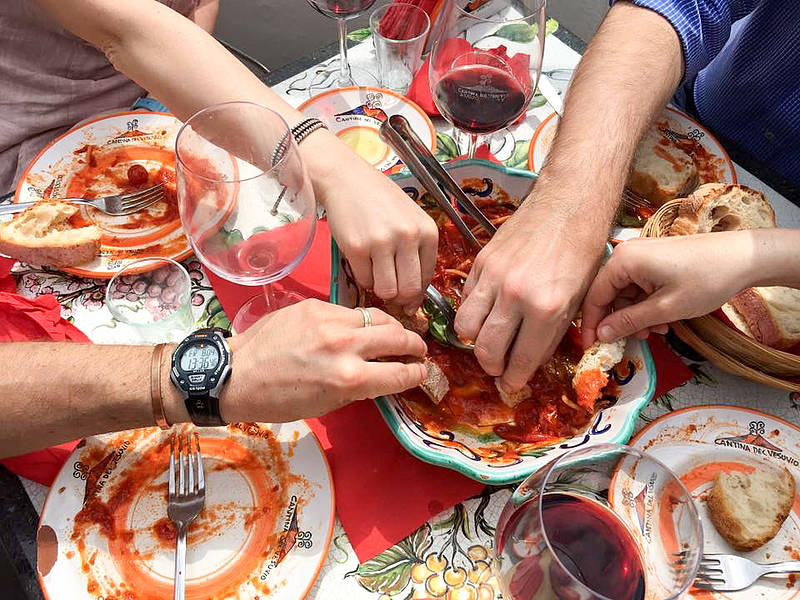 Organic "Classico" Wine Tasting with Lunch on Mount Vesuvius