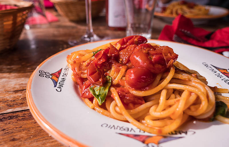 Organic "Classico" Wine Tasting with Lunch on Mount Vesuvius