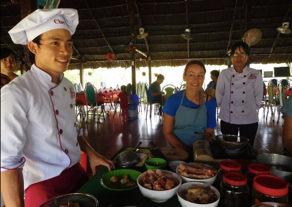 Organic Farm To Table Cooking Class in Vietnamese Agricultural Village