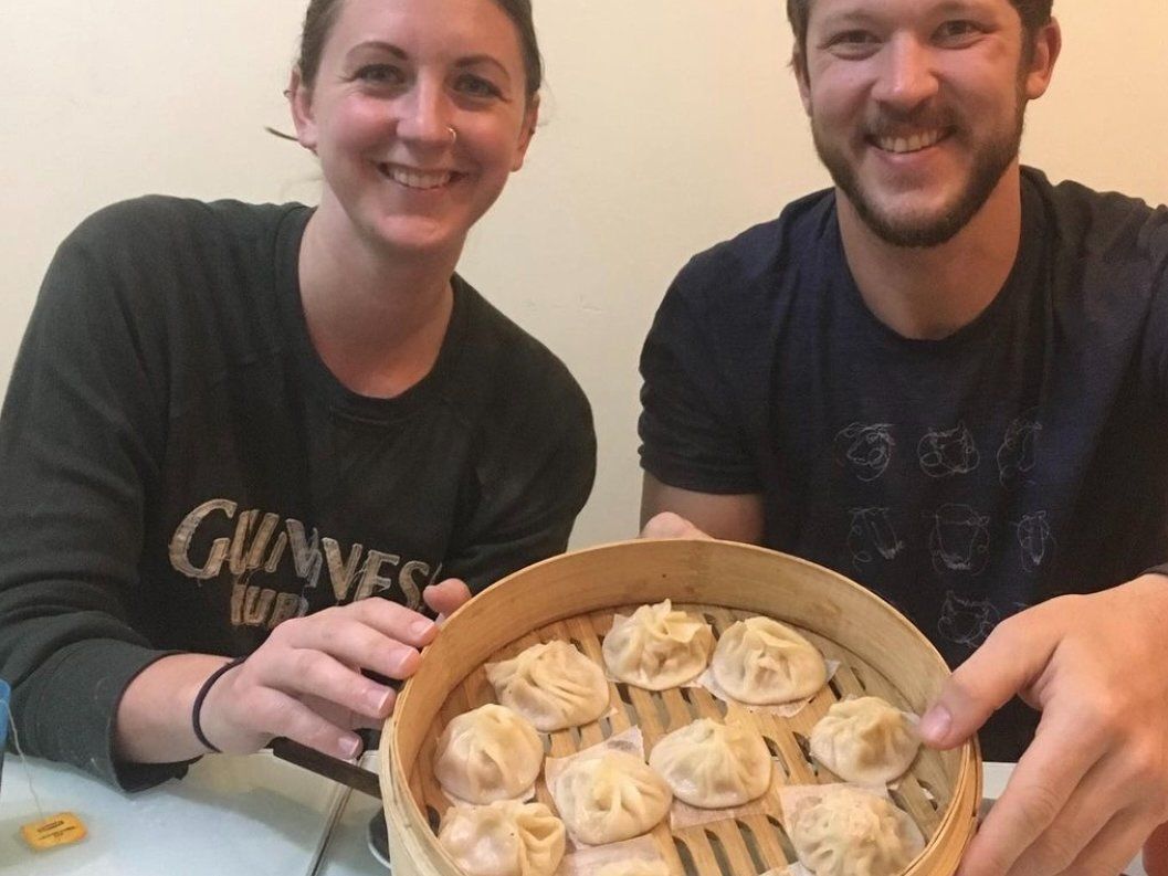 Organic Xiao Long Bao (Soup Dumplings Dim Sum) with Wet Market Walk