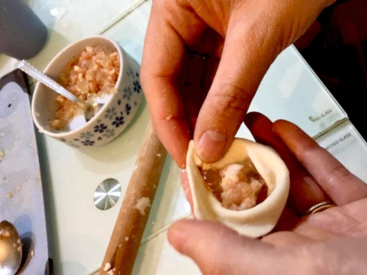 Organic Xiao Long Bao (Soup Dumplings Dim Sum) with Wet Market Walk