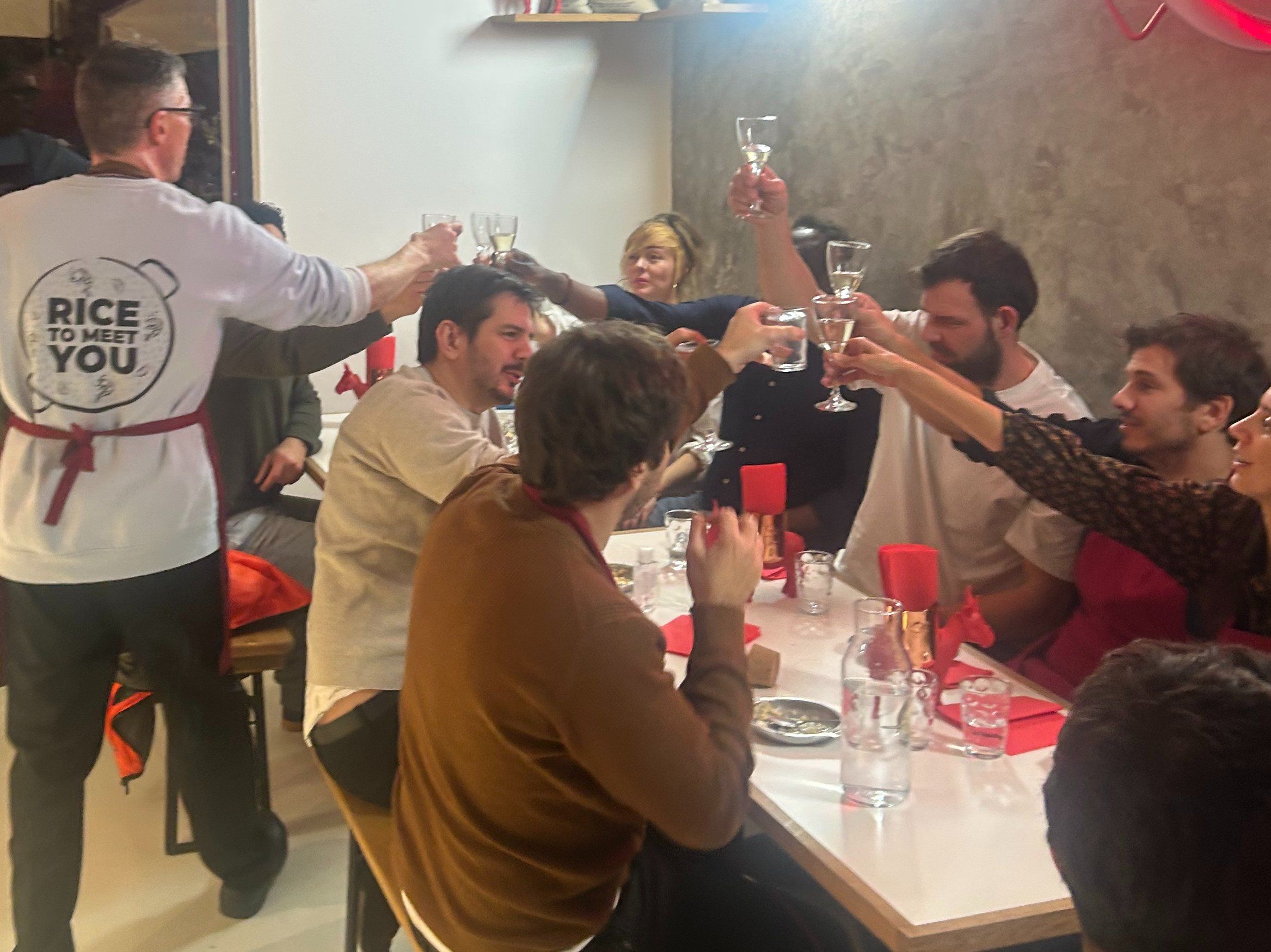 Barcelona Seafood Paella Cooking Class & Dining Experience