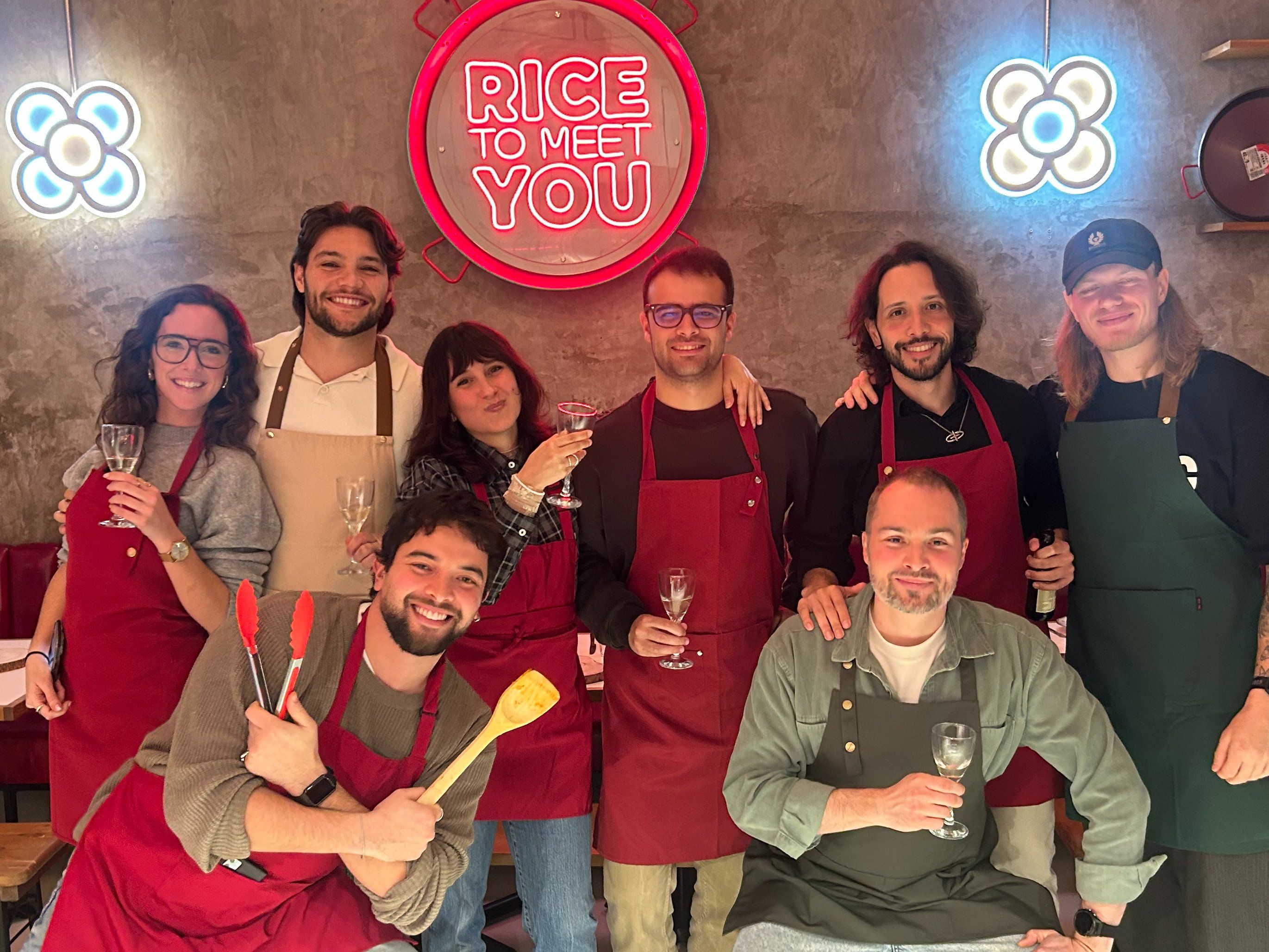 Barcelona Seafood Paella Cooking Class & Dining Experience