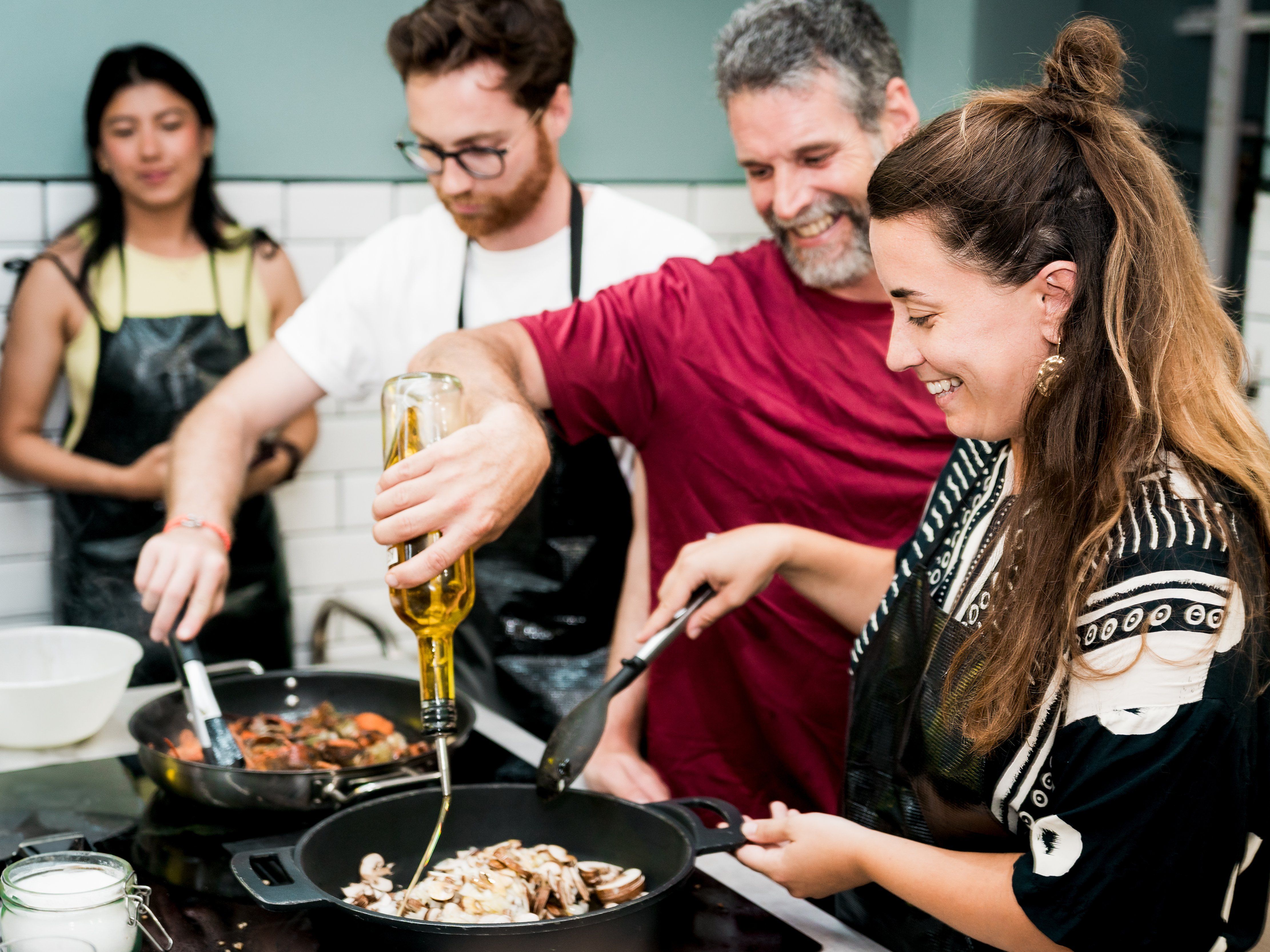 Barcelona Seafood Paella, Tapas, and Unlimited Sangria Cooking Class