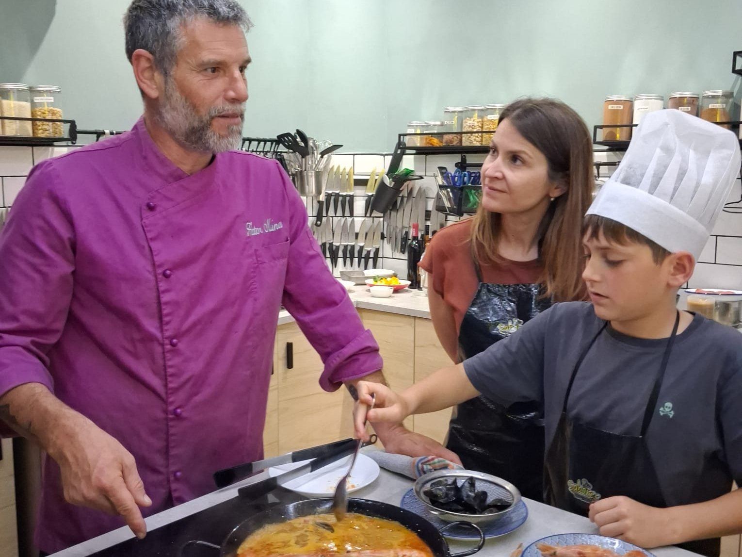 Barcelona Seafood Paella, Tapas, and Unlimited Sangria Cooking Class