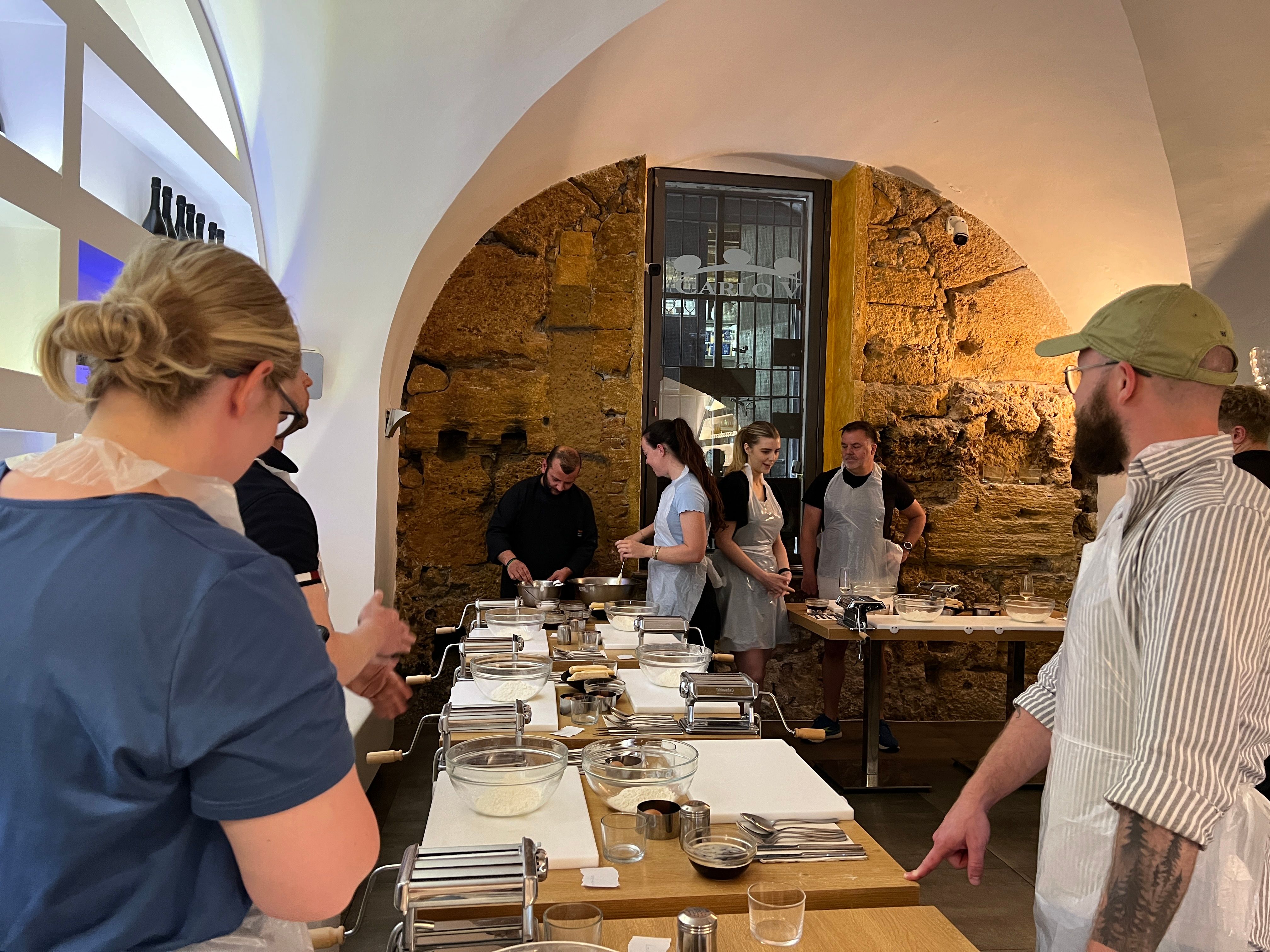 Palermo Pasta & Tiramisu Cooking Experience with Wine