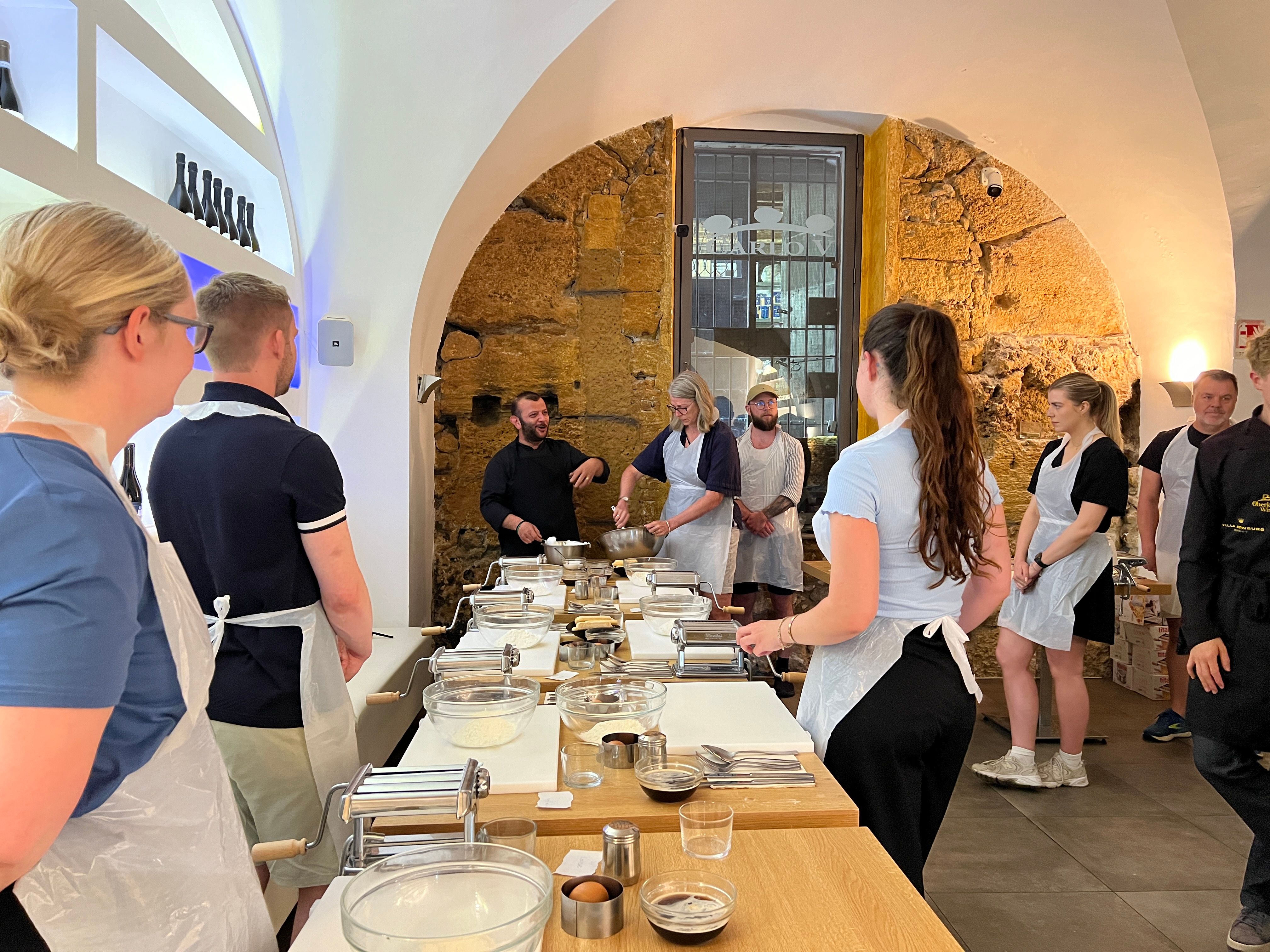 Palermo Pasta & Tiramisu Cooking Experience with Wine