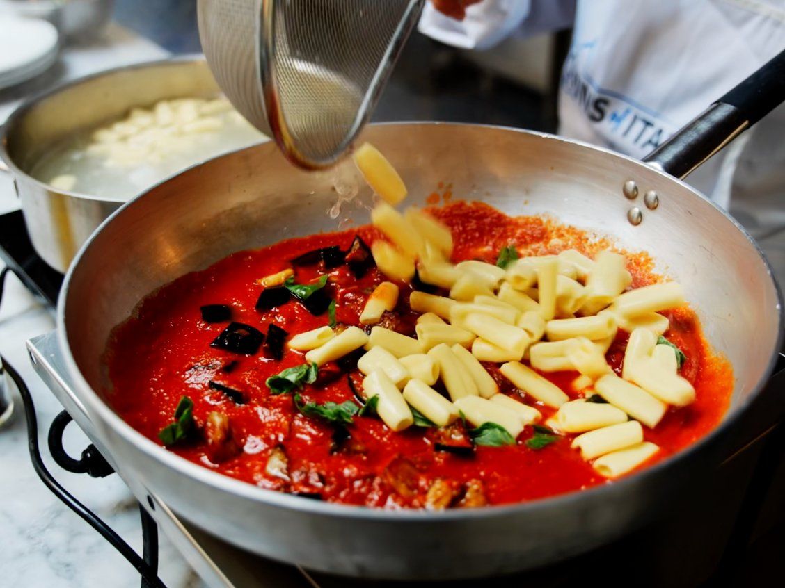 Palermo Fresh Pasta Cooking Class with Gelato Demonstration