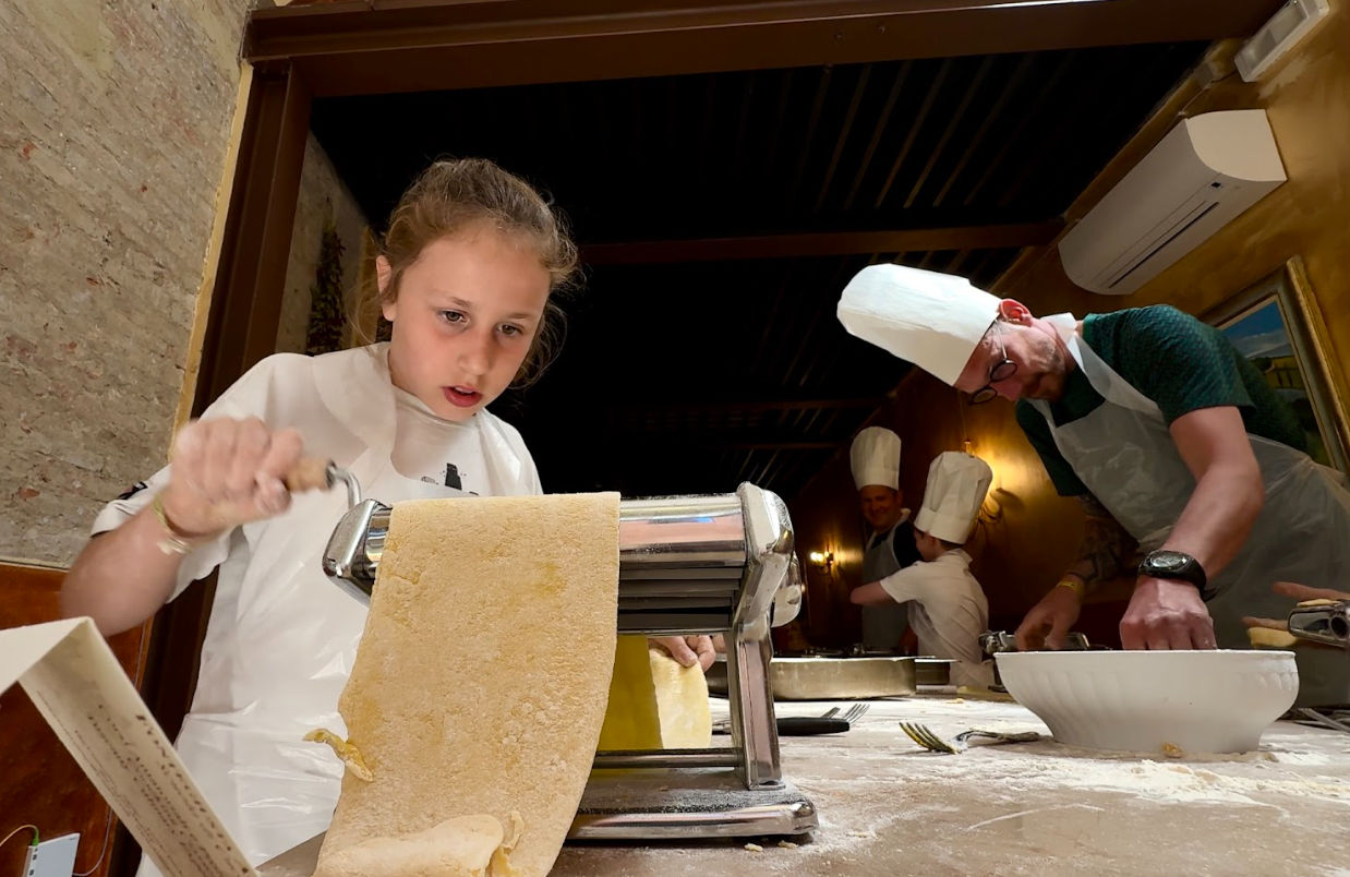 Pasta & Tiramisu Cooking Class with Wine in Siena