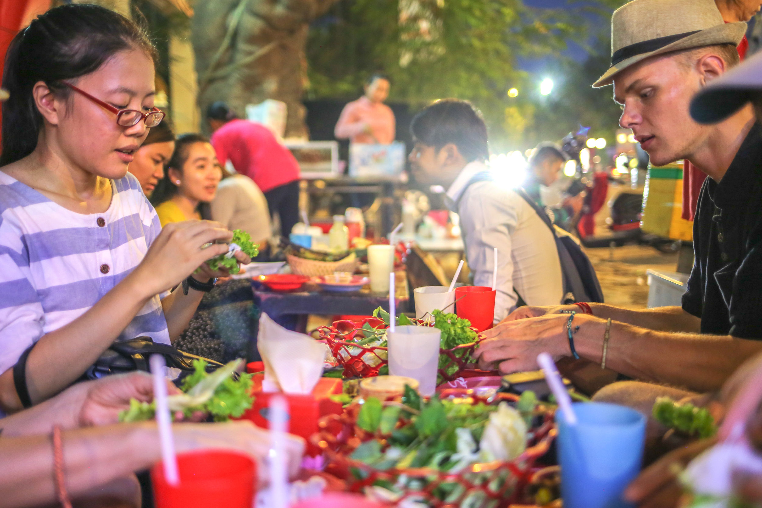 Phnom Penh Evening Food Tour with Tuk tuk