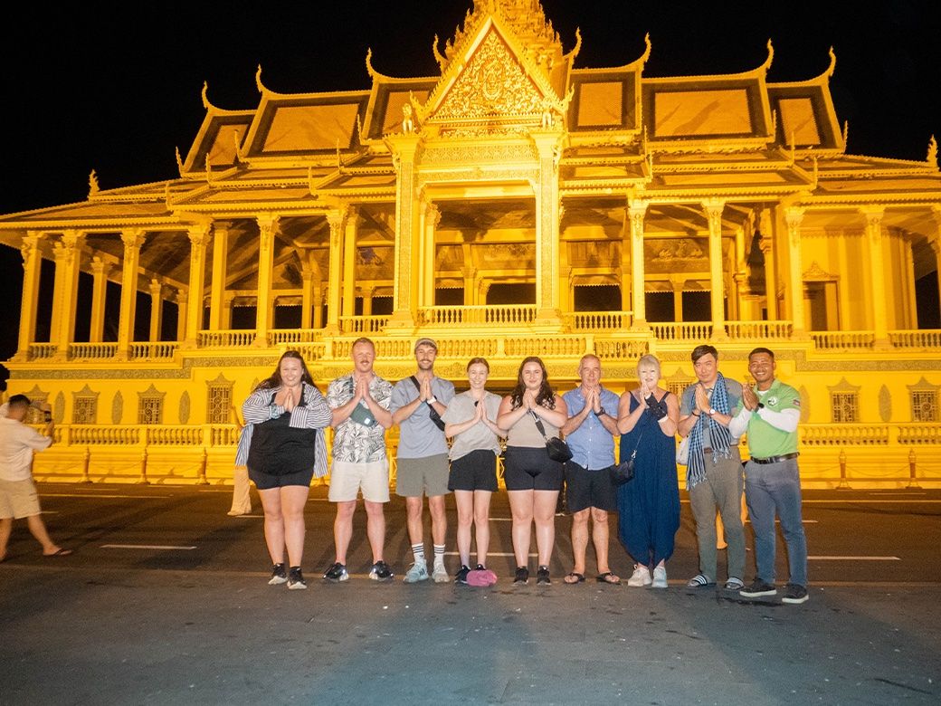 Evening Vespa Street Food Adventure in Phnom Penh