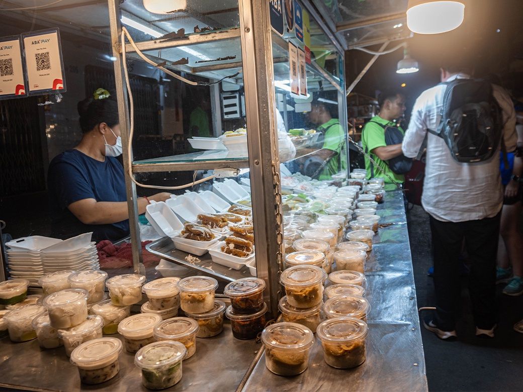 Evening Vespa Street Food Adventure in Phnom Penh