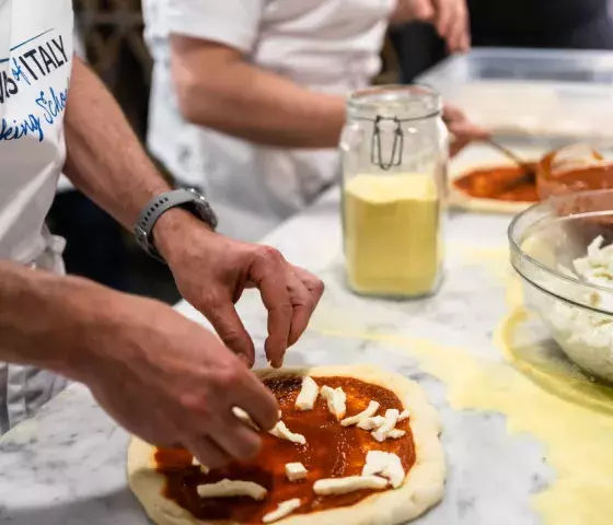 Pizza and Gelato Making Class in Rome
