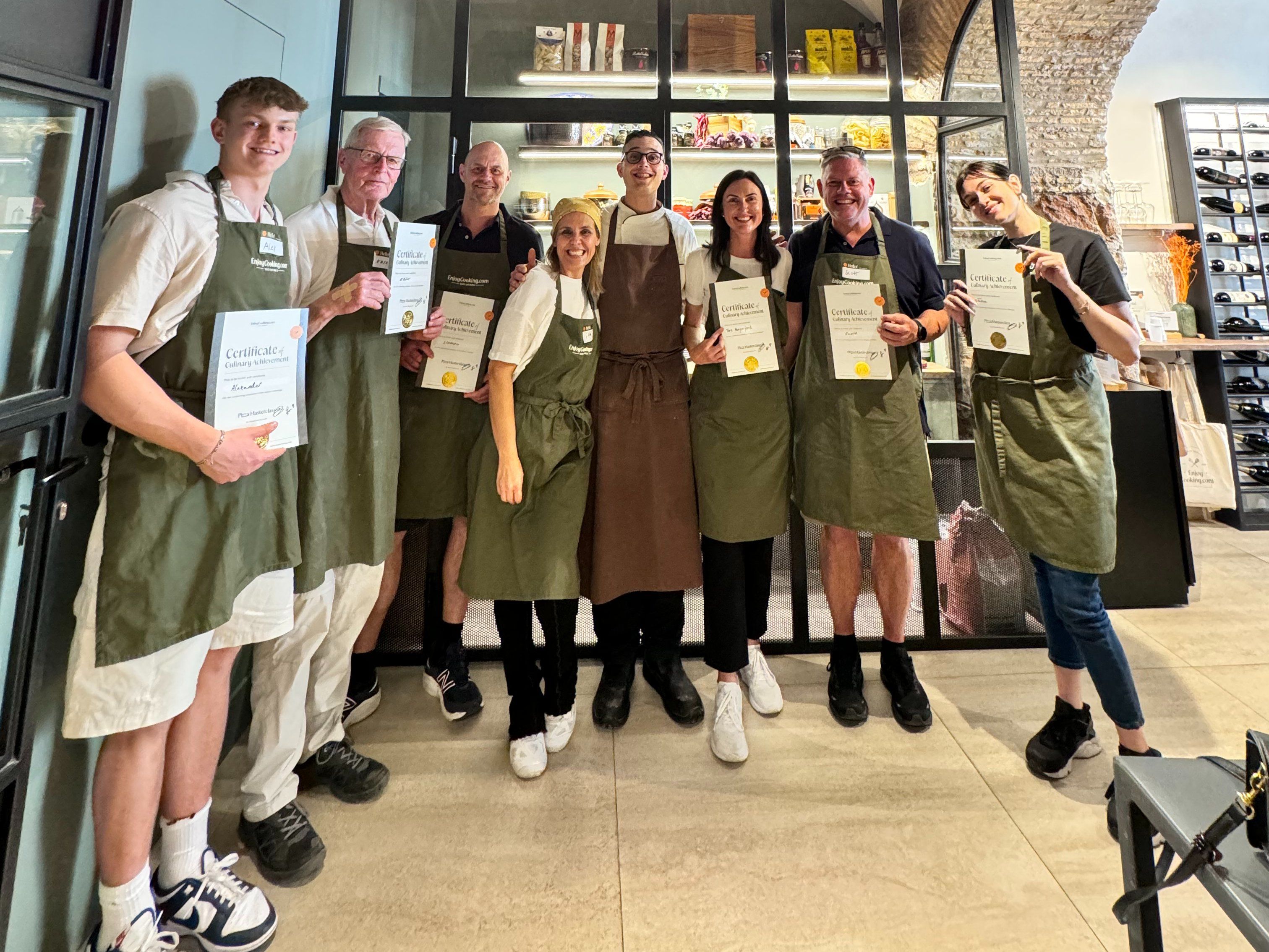 Italian Pizza, Supplì and Gelato Class with Wine by the Colosseum Rome