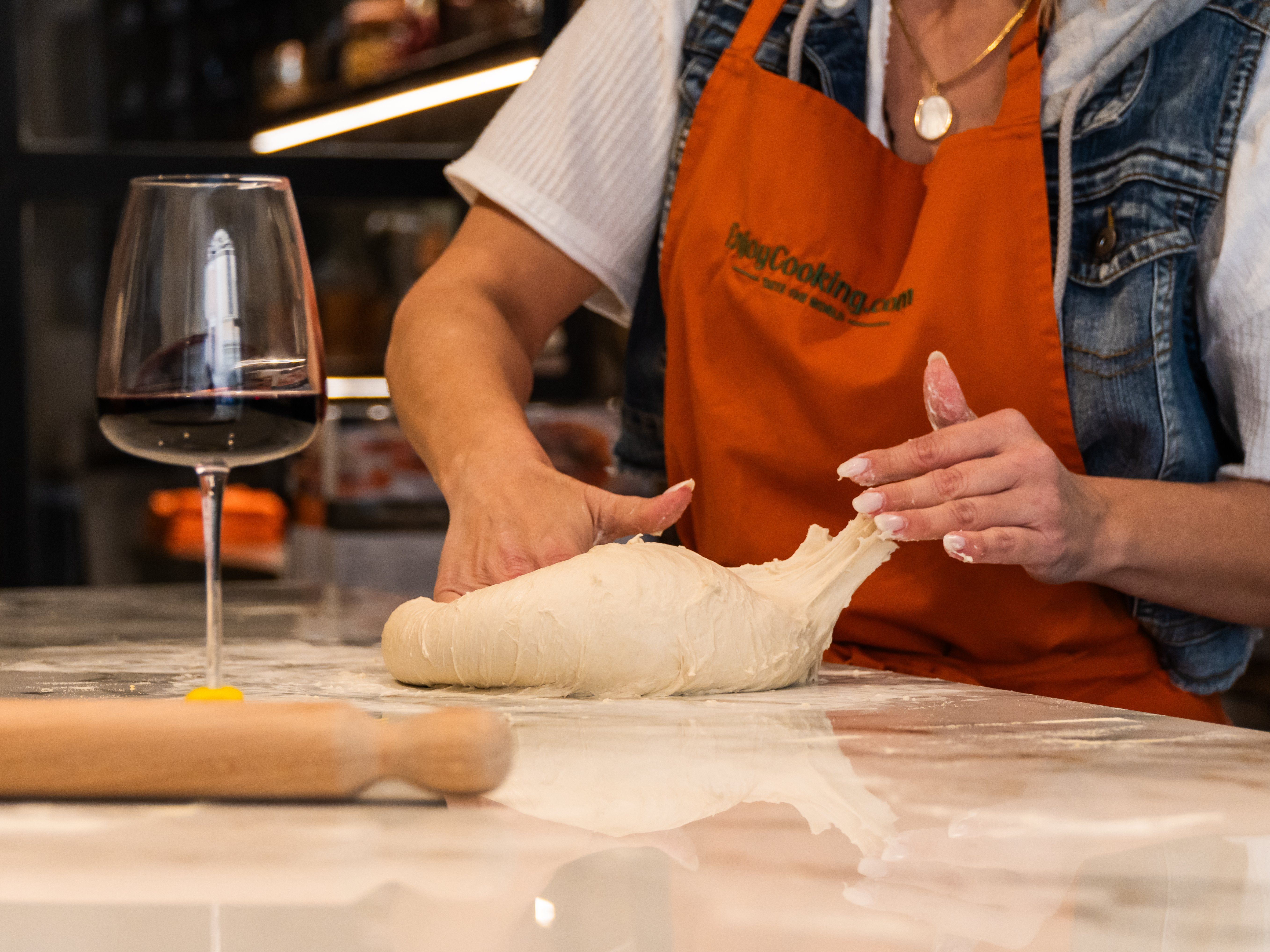 Italian Pizza, Supplì and Gelato Class with Wine by the Colosseum Rome