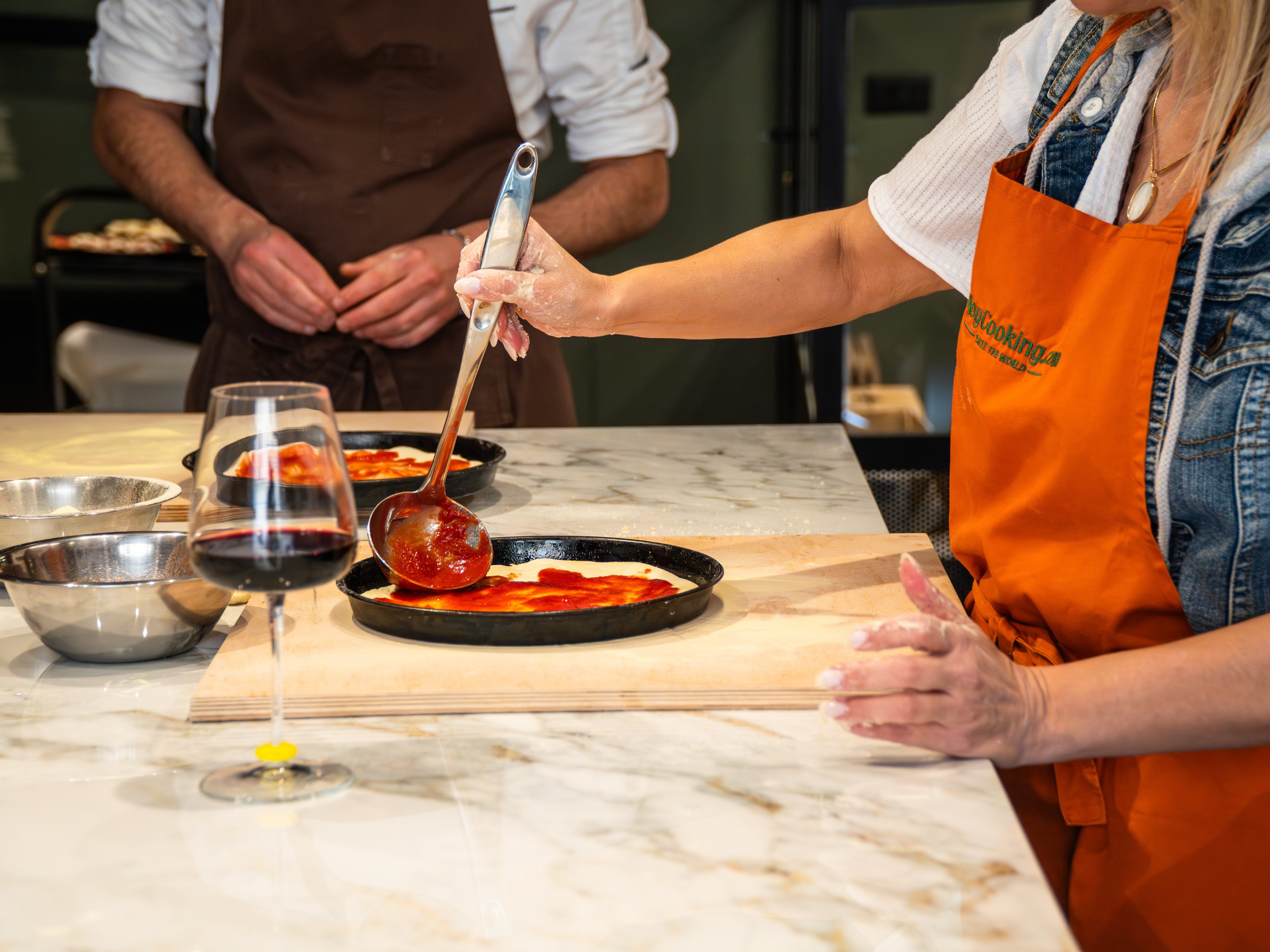 Italian Pizza, Supplì and Gelato Class with Wine by the Colosseum Rome