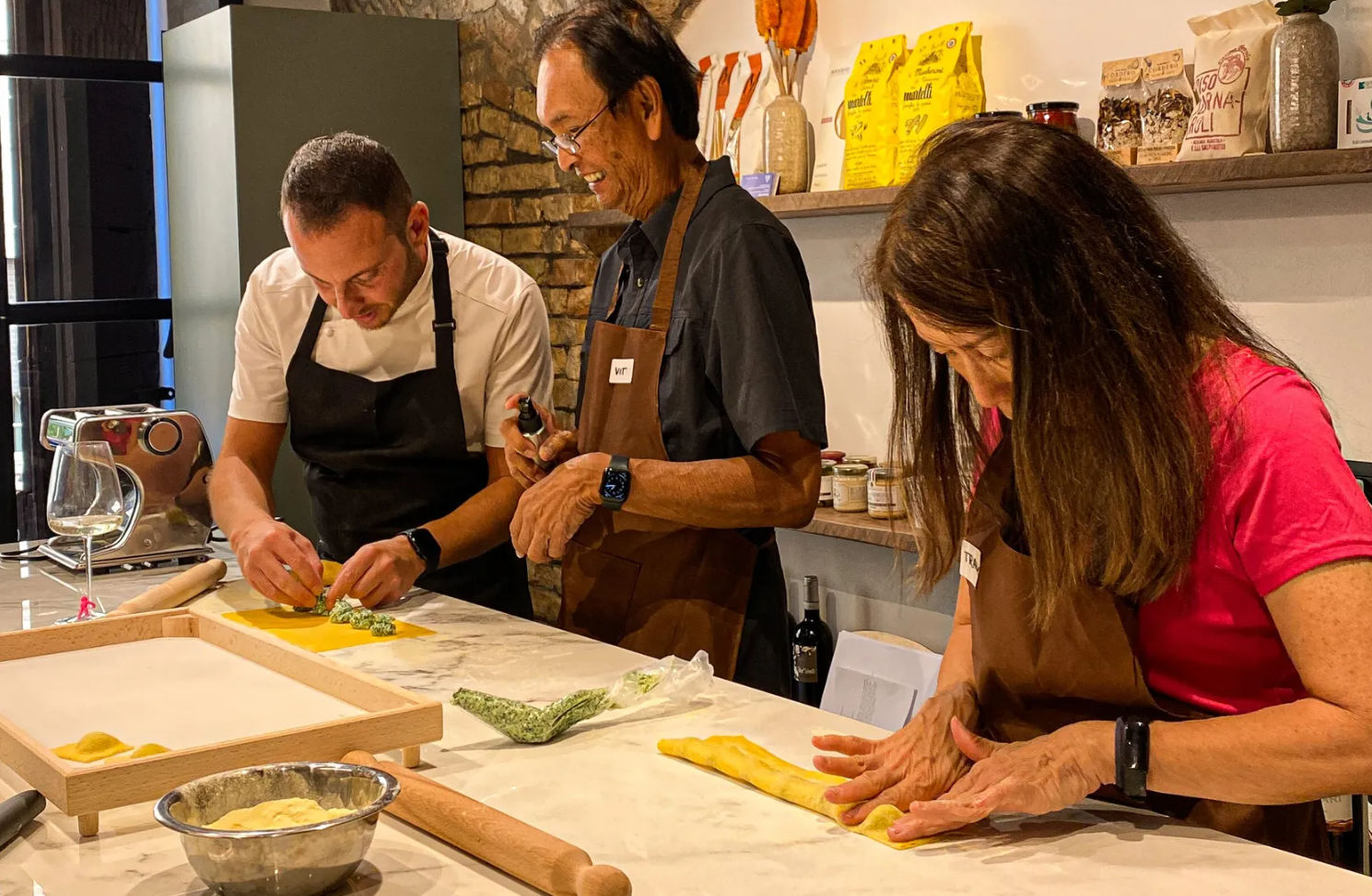 Premium Private Pasta, Ravioli & Tiramisu Cooking Experience near the Colosseum (Up to 10 Guests)