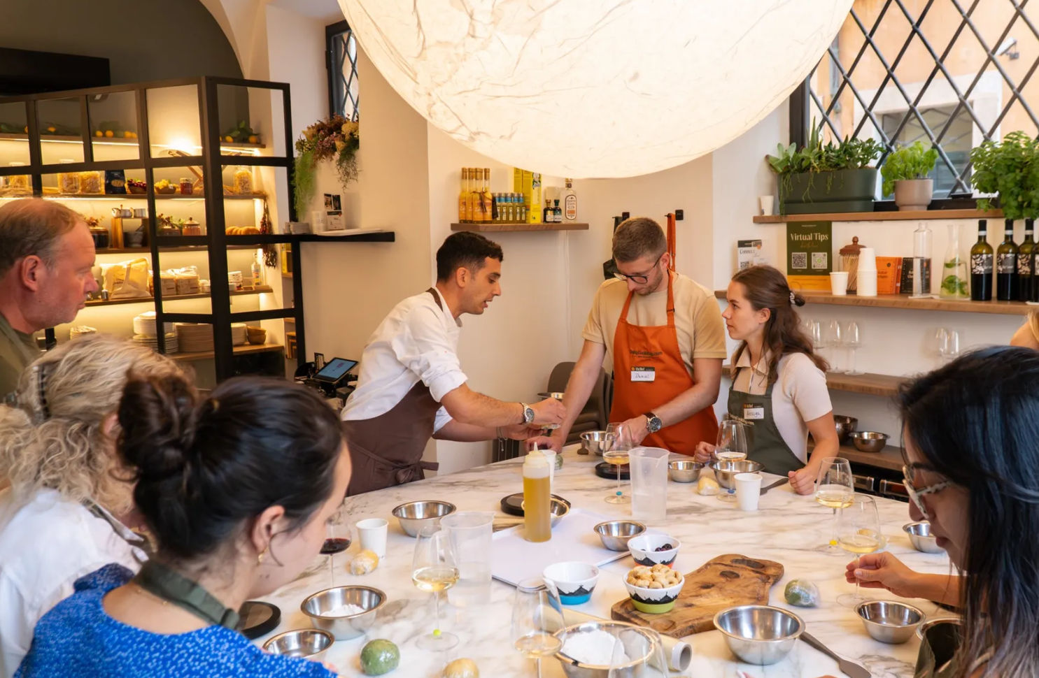 Private Italian Cooking Masterclass: Pizza, Pasta & Gelato with Unlimited Wine near the Colosseum (Up to 10 Guests)